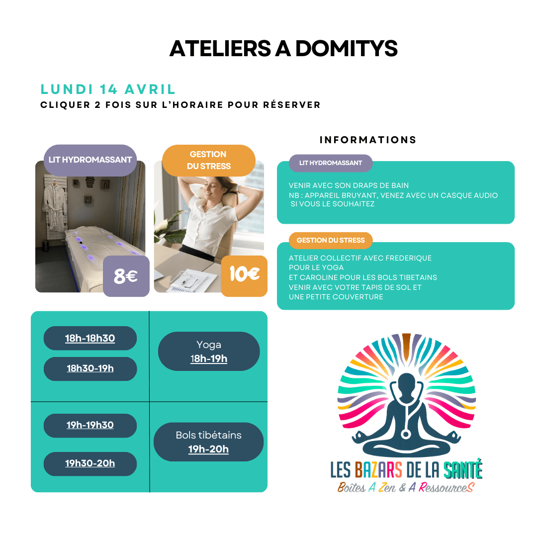 atelier les BAZARs dela Santé à Domitys le 14 avril