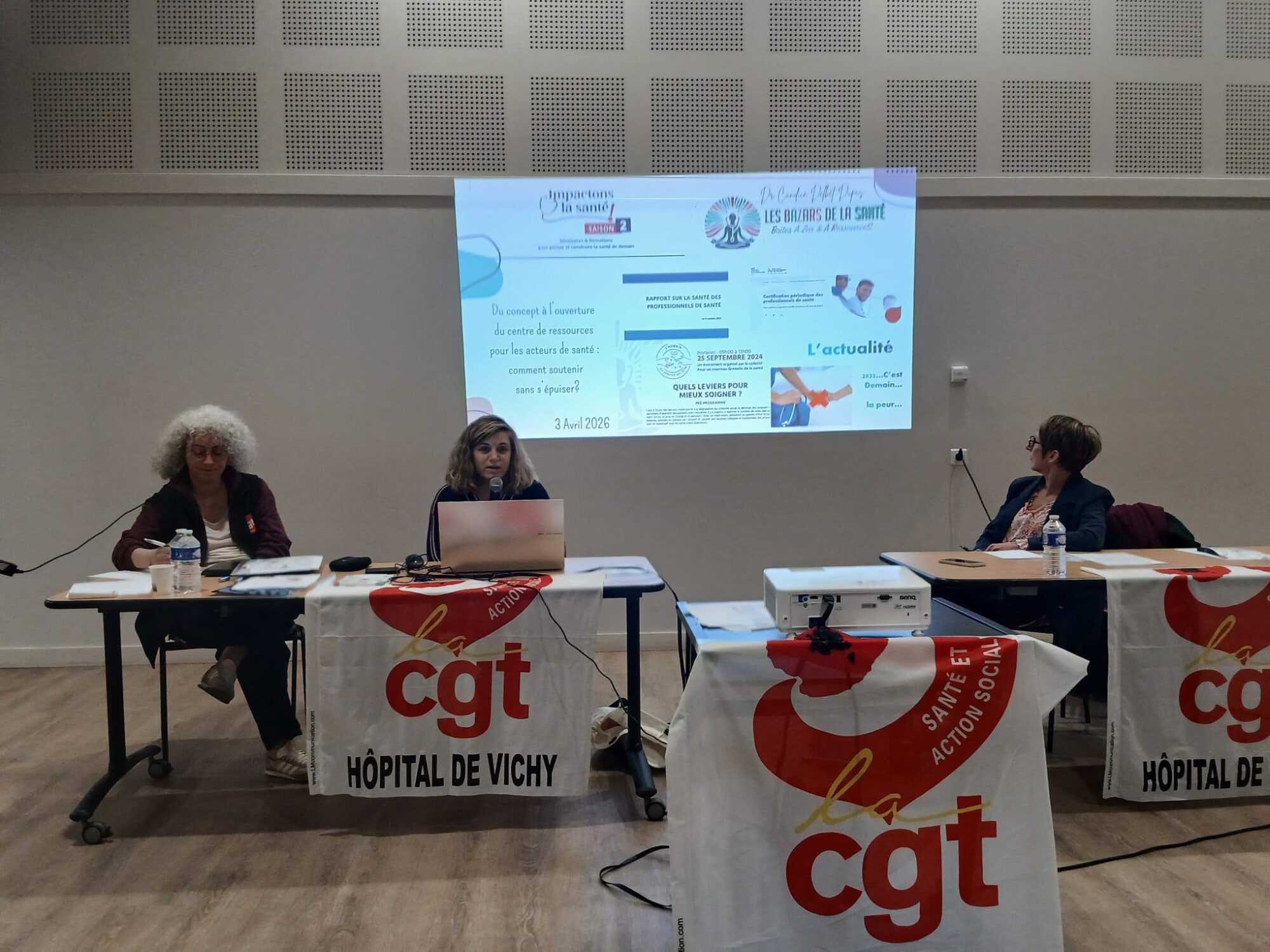 Les BAZARs de la Santé avec les organisations syndicales