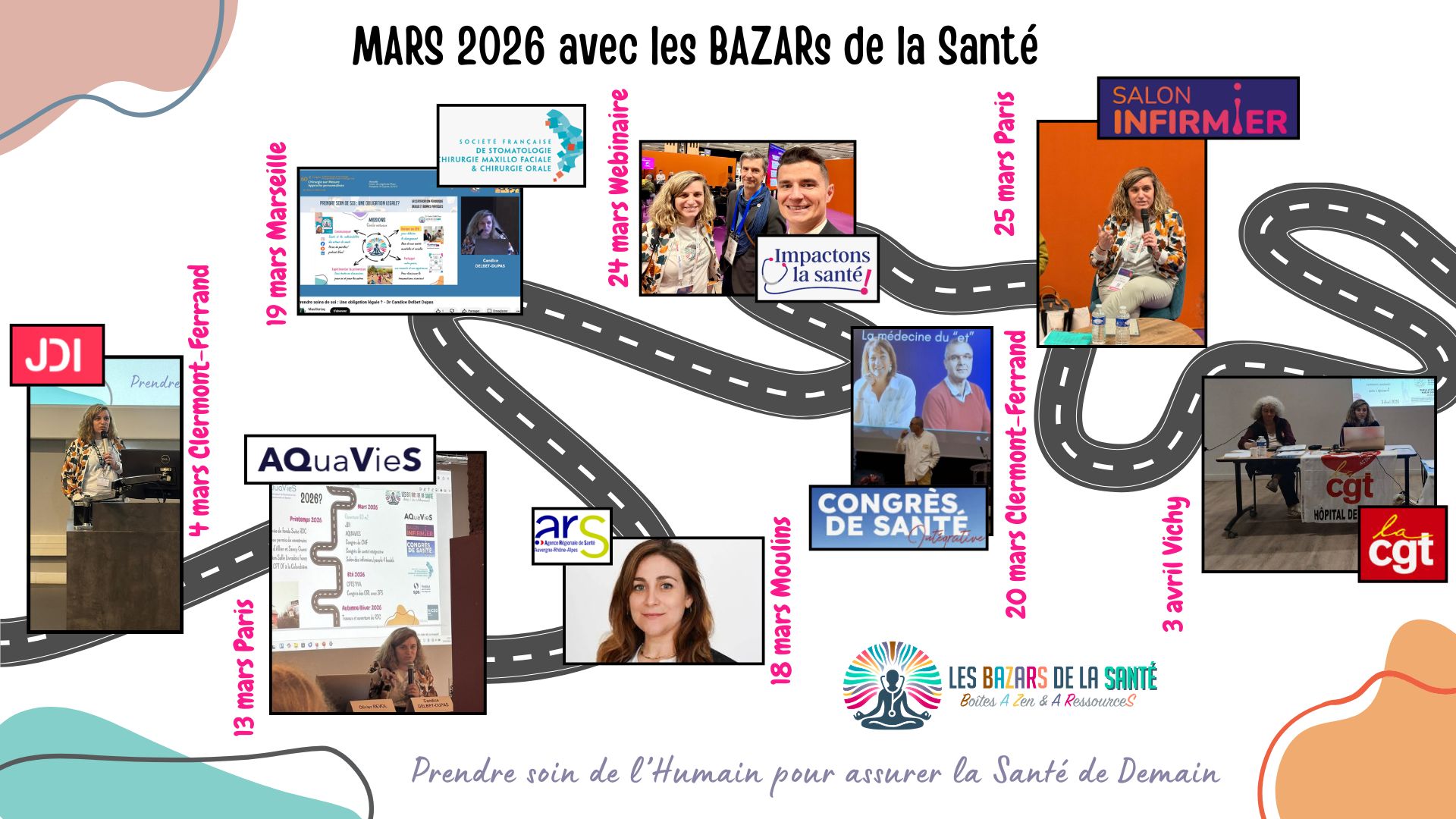 Mars 2026 avec les BAZARs de la Santé