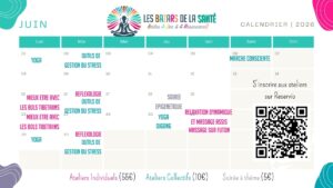 planning de juin 2026 des BAZARs de la Santé