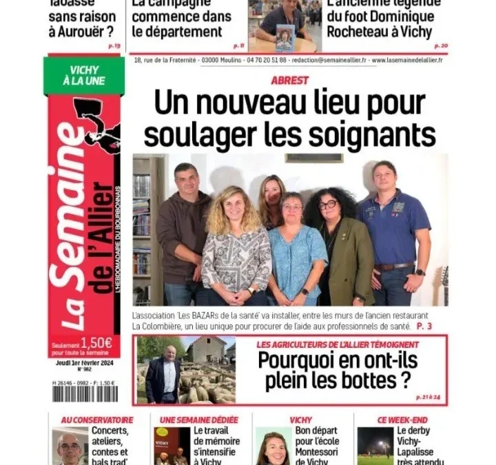 La Une de la Semaine de l&rsquo;Allier