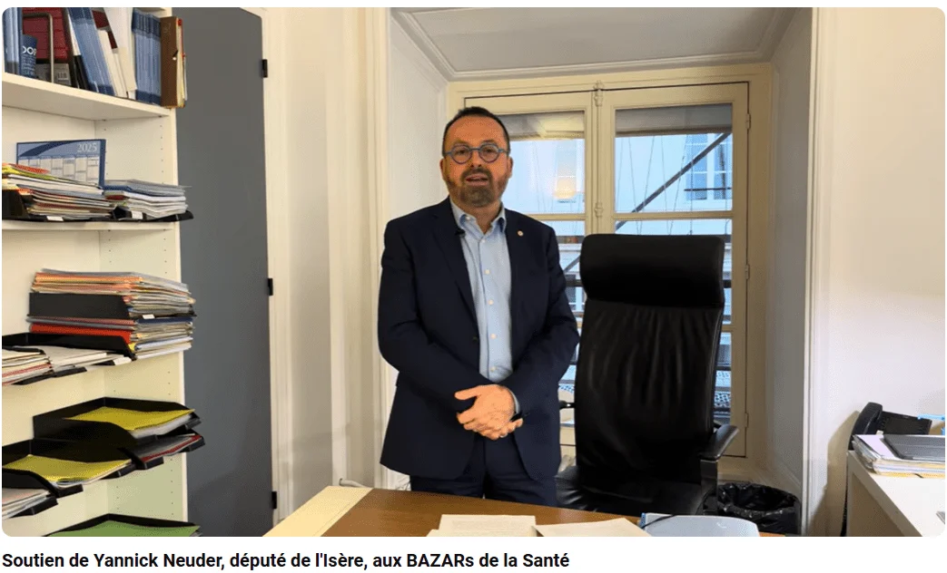 Soutien du député de l&rsquo;Isère, Yannick Neuder, aux BAZARs