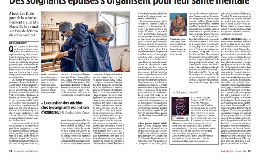 Les BAZARs de la Santé dans le Point