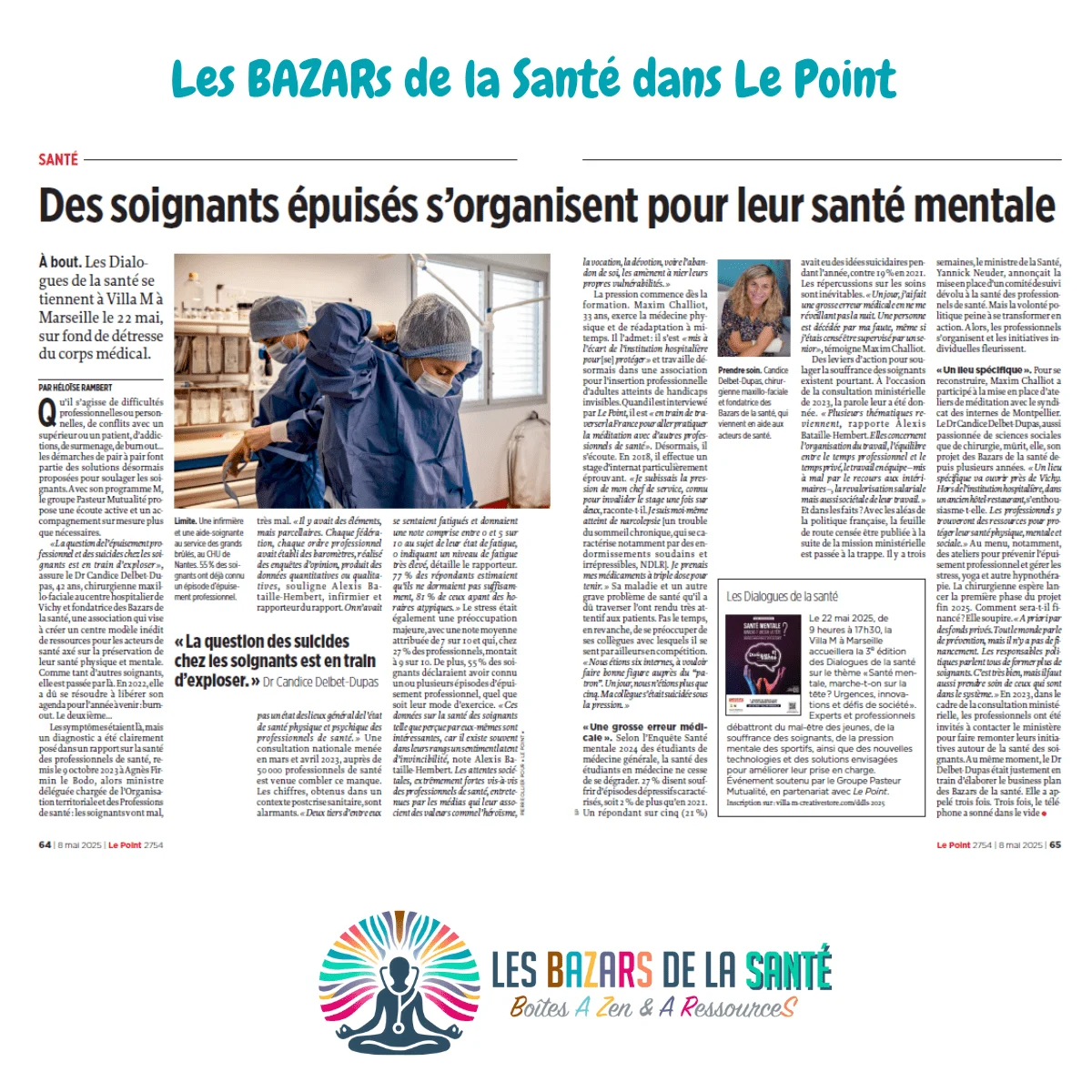 Les BAZARs de la Santé dans le Point 2
