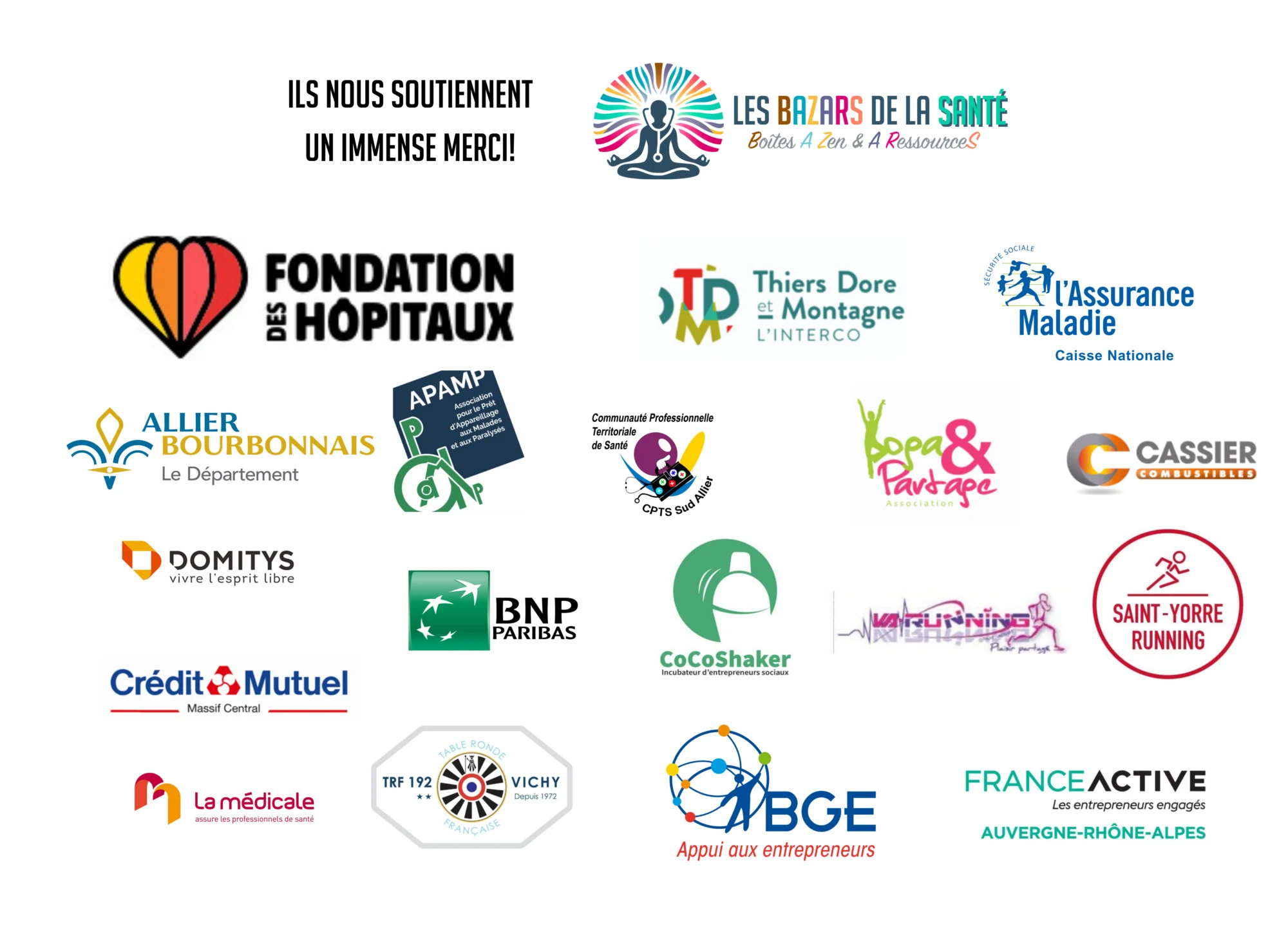 Soutiens financiers des BAZARs de la Santé